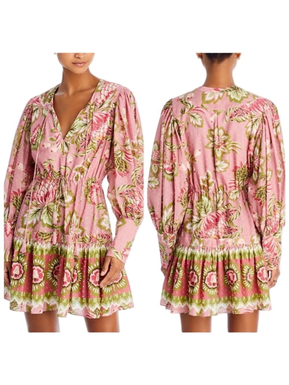 Farm Rio Aura Pink Mini Dress Sz M